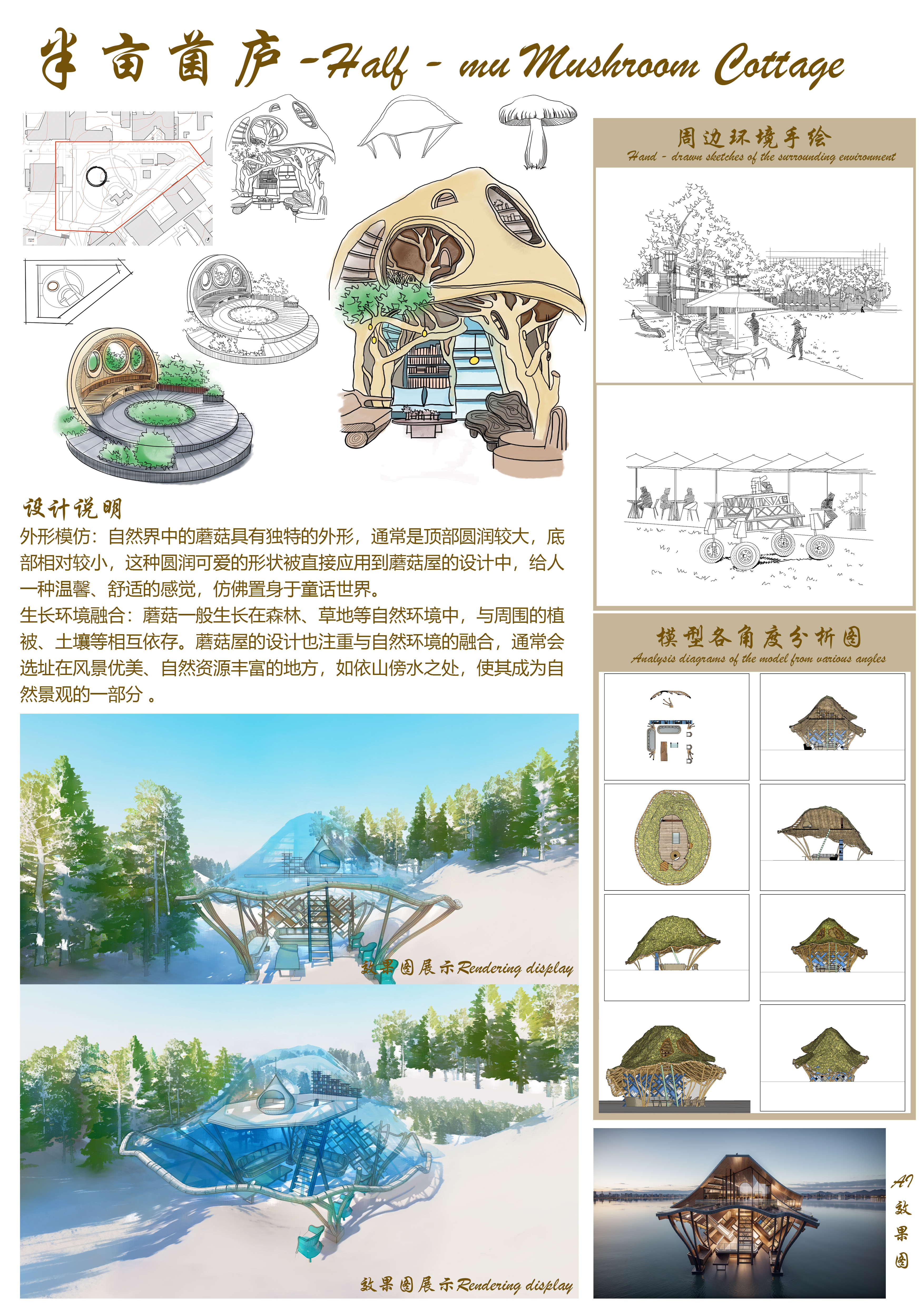 半亩菌庐——2025经开杯·数字艺术设计赛项优秀作品展-"经开杯"全国大学生创新创业大赛