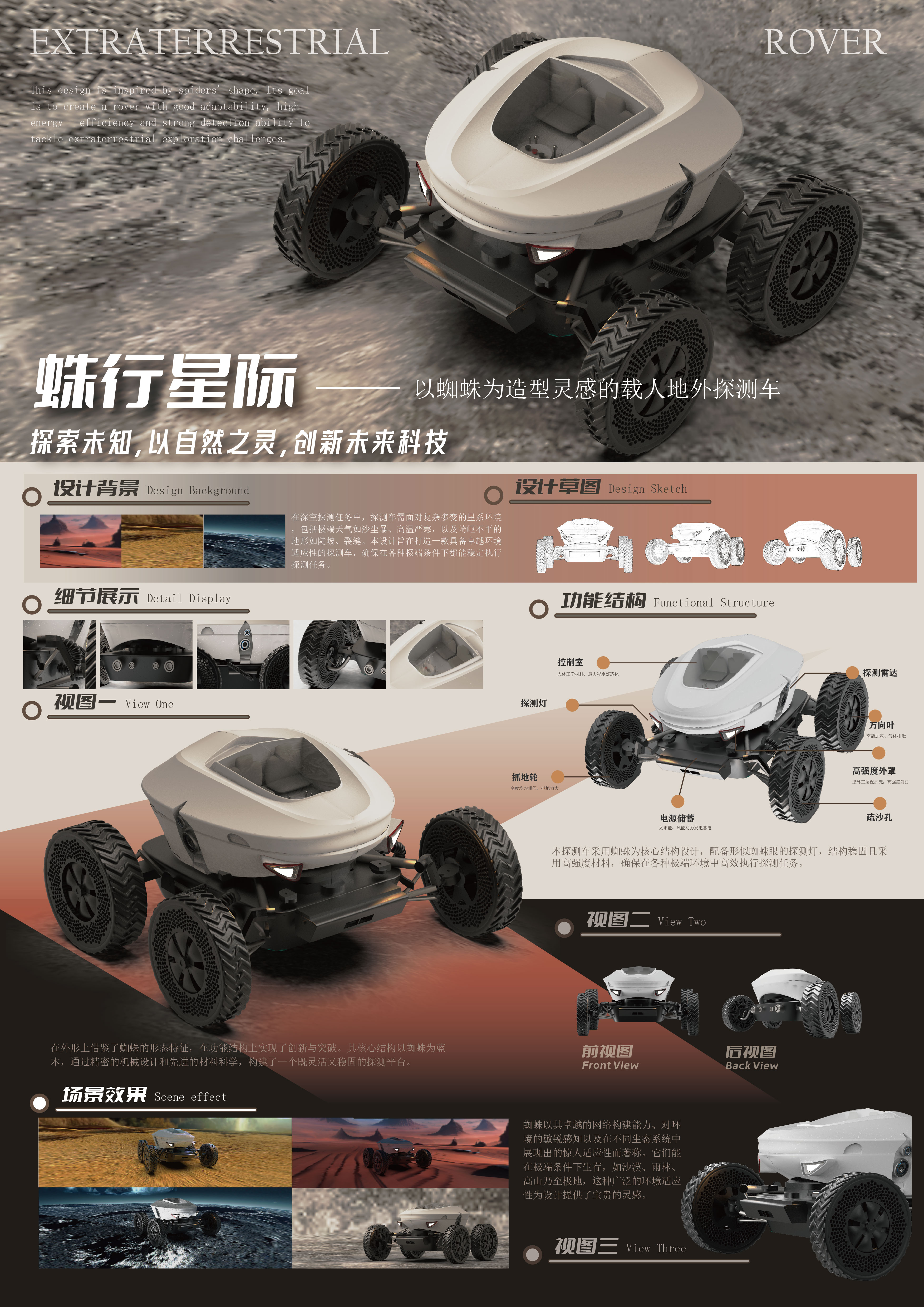 蛛行星际——2025经开杯·数字艺术设计赛项优秀作品展-"经开杯"全国大学生创新创业大赛