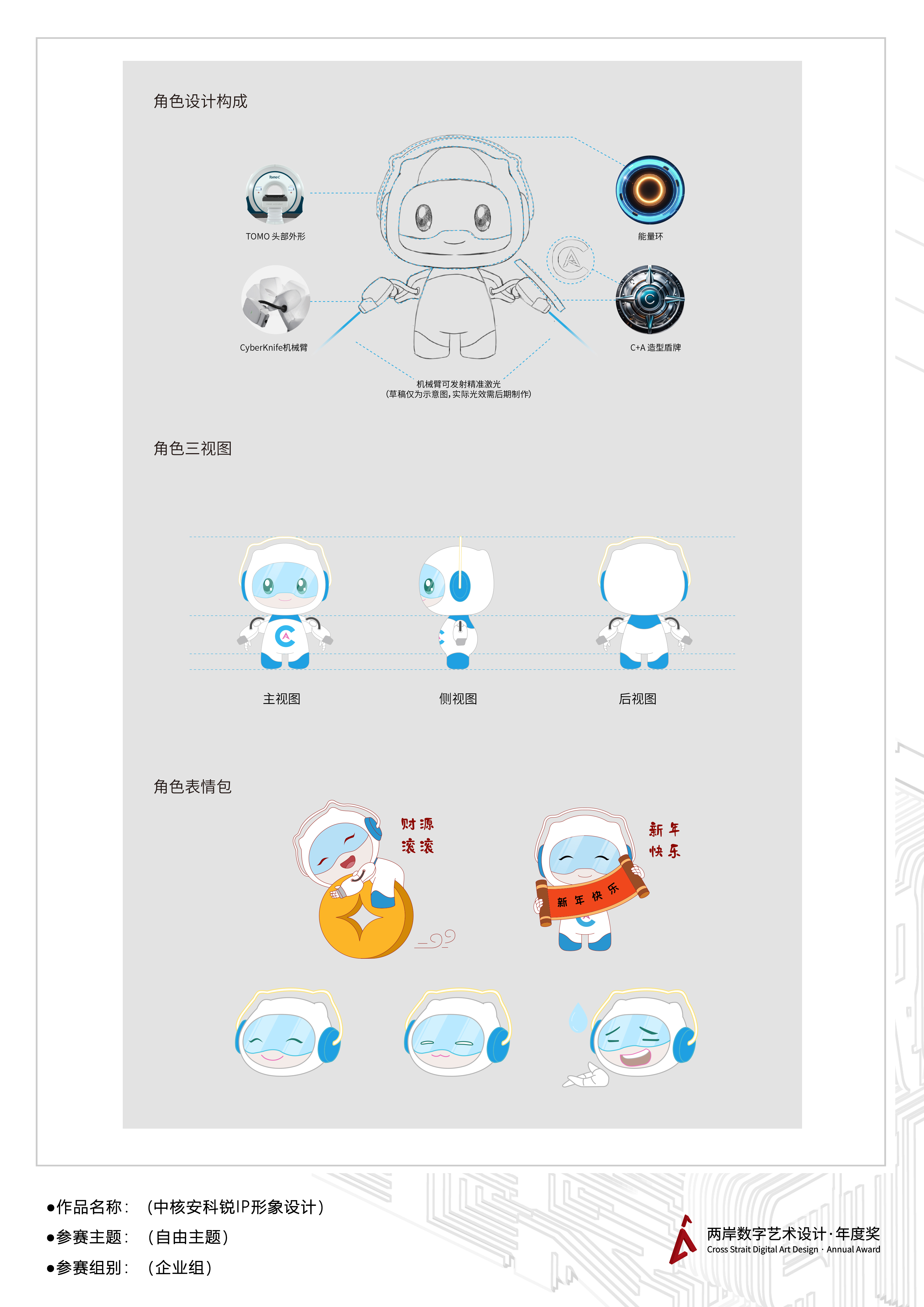 中核安科锐IP形象设计——2025两岸数字艺术设计·年度奖优秀作品展-两岸国际艺术设计·年度奖·两岸数字艺术设计大赛