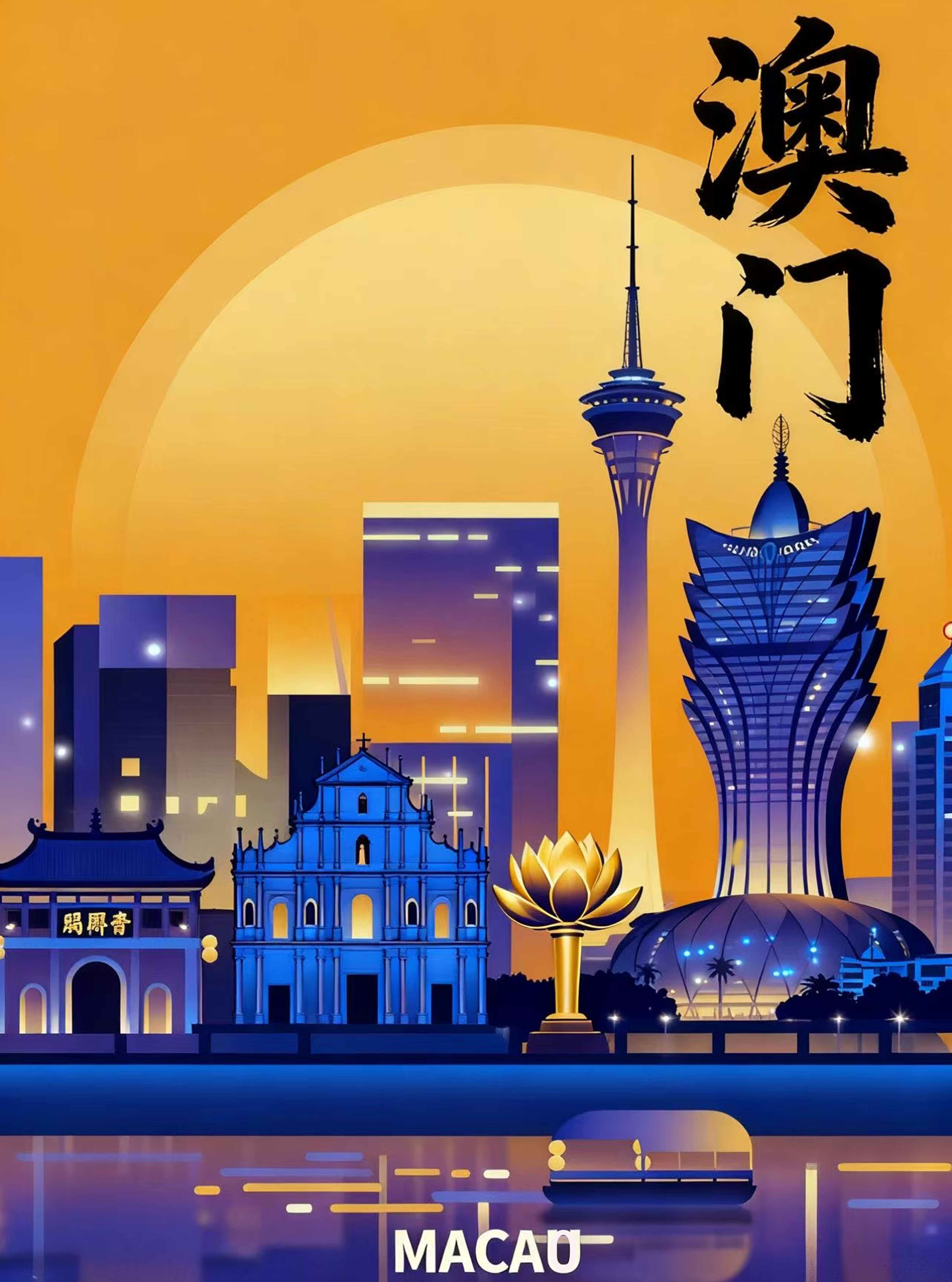 《濠江双韵：古典雅致与都市流光的澳门交响》–2025澳门文创设计作品展
