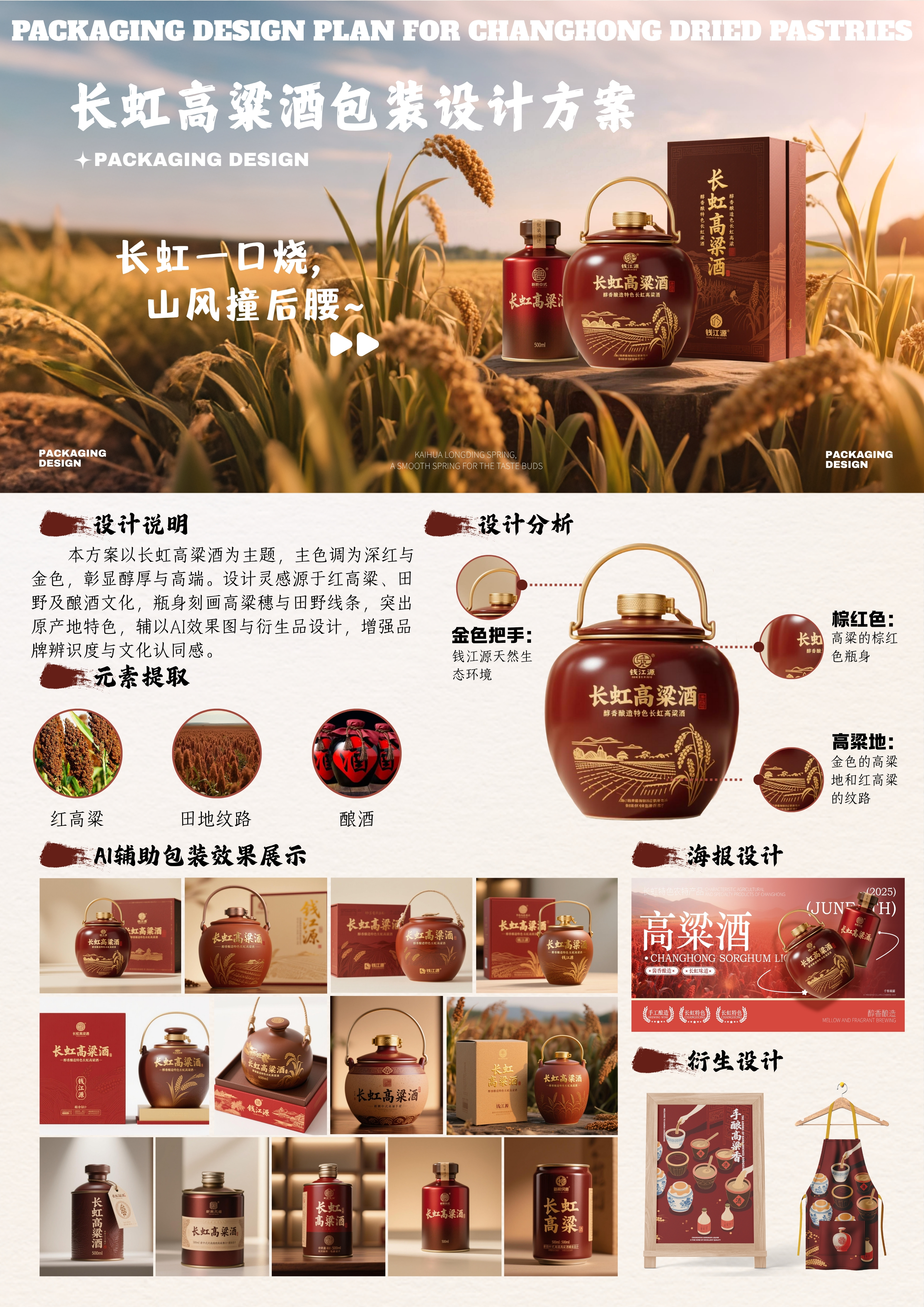 AIGC辅助的开化县七彩长虹景区农特产包装设计–2025澳门文创设计作品展