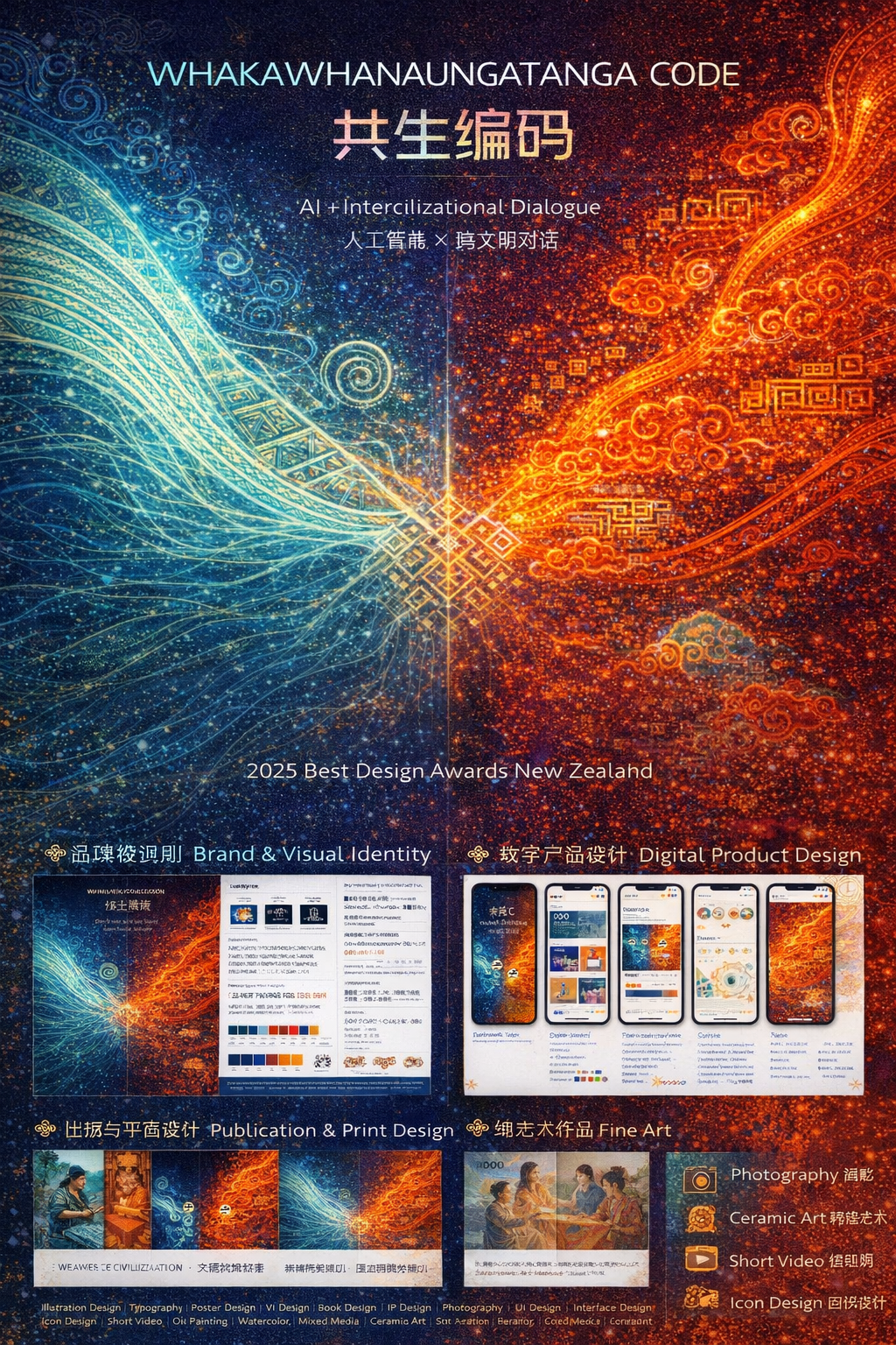 共生编码 Whakawhanaungatanga Code——2025新西兰最佳设计师优秀作品